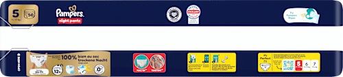 Baby Pants Night Gr. 5 (11-17 kg) Big Pack Pampers baby-dry