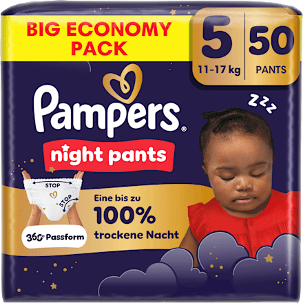 Baby Pants Night Gr. 5 (11-17 kg) Big Pack Pampers baby-dry