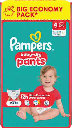 Baby Pants Gr. 4 (9-15 kg) Big Pack Pampers baby-dry