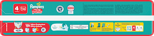 Baby Pants baby-dry Gr. 4 (9-15 kg) Big Pack Pampers