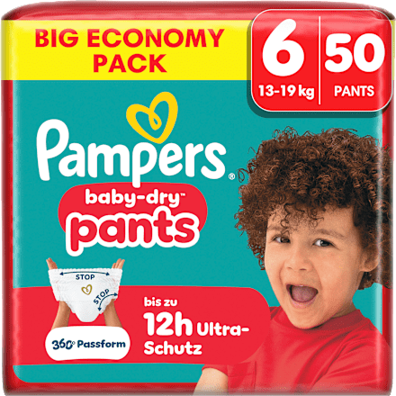 Baby Pants Gr. 6 XL (13-19 kg) Big Pack Pampers baby-dry