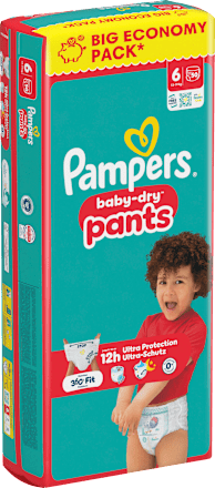 Baby Pants Baby Dry Gr. 6 XL (13-19 kg) Big Pack Pampers baby-dry