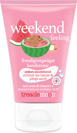 Handcreme weekend feeling Wassermelone & Erdbeere, Reisegröße treaclemoon