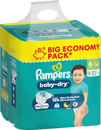 Windeln Gr. 6 XL (13-18 kg) Big Pack Pampers baby-dry