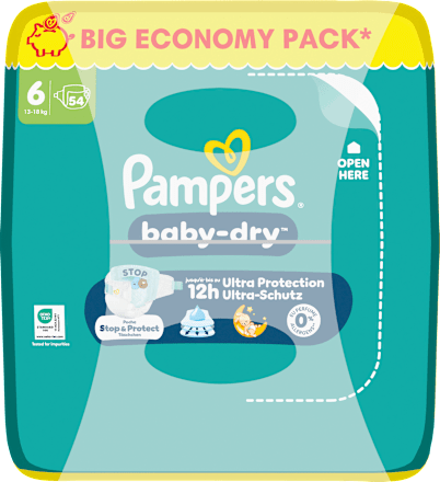 Windeln Gr. 6 XL (13-18 kg) Big Pack Pampers baby-dry