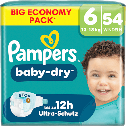 Windeln Baby Dry Gr. 6 XL (13-18 kg) Big Pack Pampers baby-dry