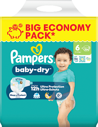 Windeln Gr. 6 XL (13-18 kg) Big Pack Pampers baby-dry