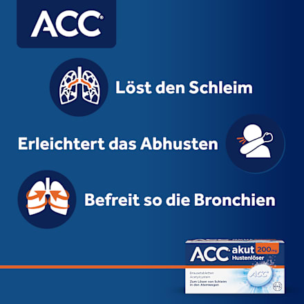 ACC akut 200 mg Hustenlöser Brausetabletten  ACC