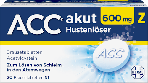 ACC akut 600 mg Z Hustenlöser Acetylcystein, Brausetabletten  ACC