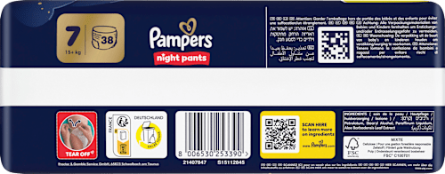 Baby Pants Night Gr. 7 (15+ kg) Big Pack Pampers baby-dry
