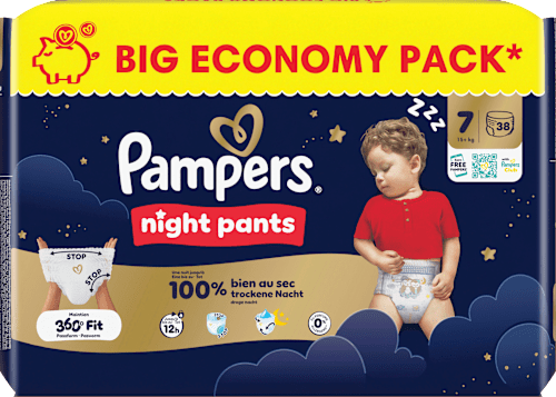 Baby Pants Night Gr. 7 (15+ kg) Big Pack Pampers baby-dry