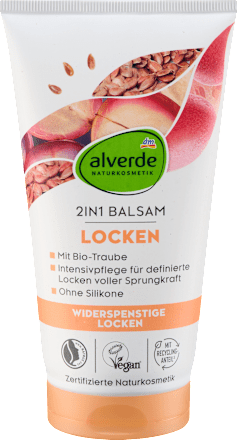Ošetrujúci balzam na kučeravé vlasy Locken 2v1 alverde NATURKOSMETIK