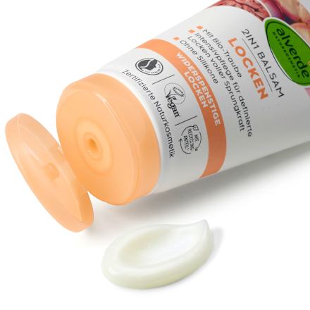 Ošetrujúci balzam na kučeravé vlasy Locken 2v1 alverde NATURKOSMETIK