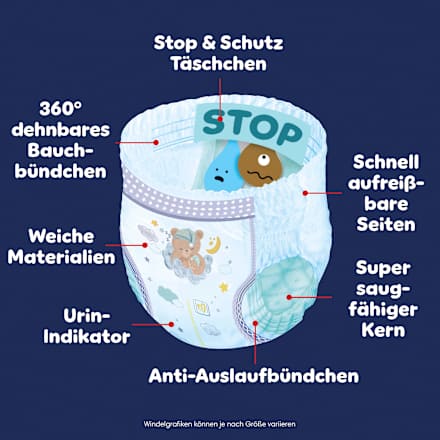 Baby Pants night Gr. 6 (13-19 kg) Big Pack Pampers