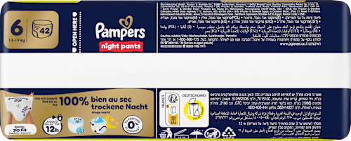 Baby Pants night Gr. 6 (13-19 kg) Big Pack Pampers
