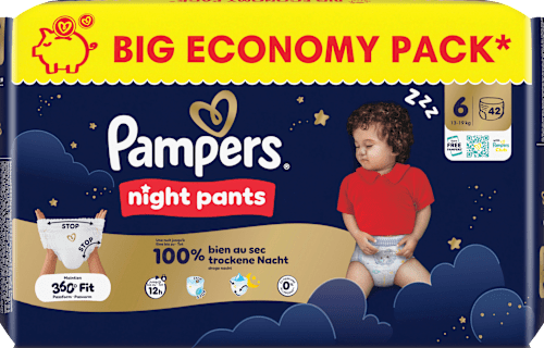 Baby Pants night Gr. 6 (13-19 kg) Big Pack Pampers baby-dry