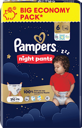 Baby Pants night Gr. 6 (13-19 kg) Big Pack Pampers baby-dry