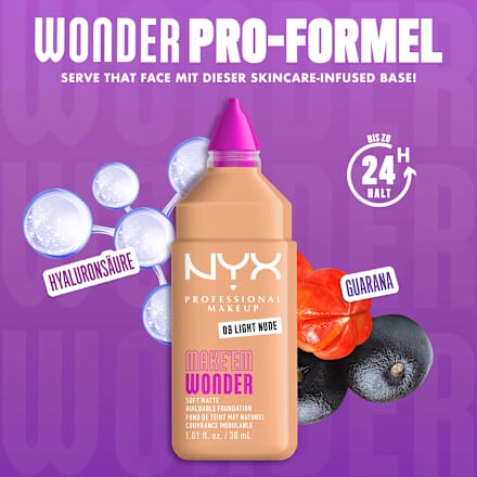 Foundation Make 'EM Wonder 09 Light Nude NYX PROFESSIONAL MAKEUP