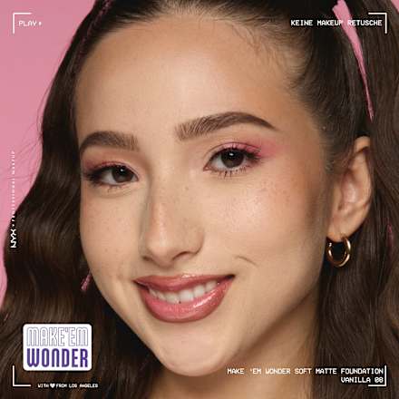 Tečni puder Make 'Em Wonder – 08 Vanilla NYX PROFESSIONAL MAKEUP