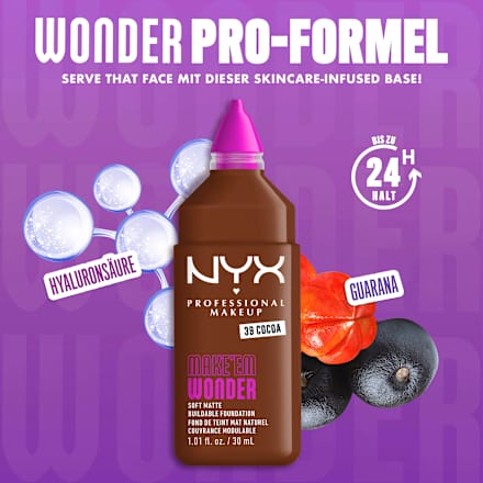 Foundation Make 'EM Wonder 39 Cocoa NYX PROFESSIONAL MAKEUP
