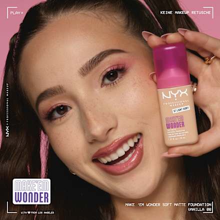 Tečni puder Make 'Em Wonder – 08 Vanilla NYX PROFESSIONAL MAKEUP