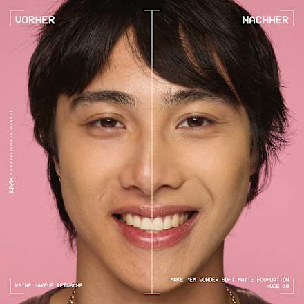 Foundation Make 'EM Wonder 10 Nude NYX PROFESSIONAL MAKEUP