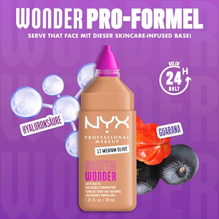 Foundation Make 'EM Wonder 17 Medium Olive NYX PROFESSIONAL MAKEUP