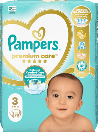 Пелени Premium Care, размер 3 (6-10 kg) Pampers Premium Care