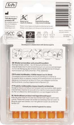 Medzobne ščetke, velikost 1 TePe