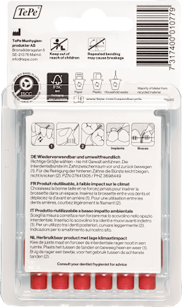 Medzobne ščetke, velikost 2 TePe