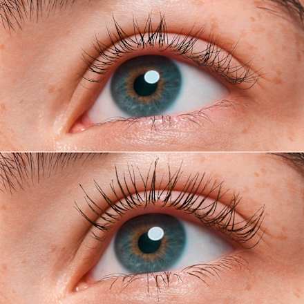 řasenka voděodolná Glam & Doll Volume Brown, hnědá CATRICE