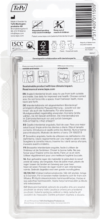 Interdentalna kotna ščetka, velikost 1 TePe