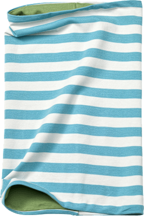 Loop Schal mit Ringel-Muster, blau ALANA