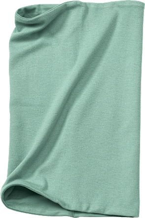 Loop Schal mit Waffel-Struktur, grün ALANA