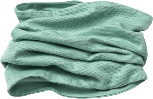 Loop Schal mit Waffel-Struktur, grün ALANA