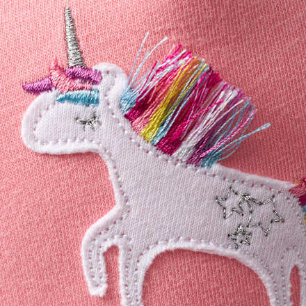 Basecap mit Einhorn-Motiv, rosa, Gr. 54/55 PUSBLU