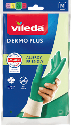 Haushaltshandschuhe Dermo Plus Größe M (1 Paar) Vileda