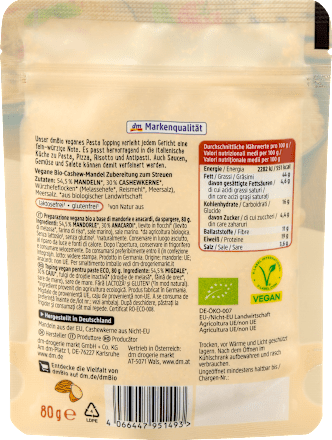 Pasta Topping, vegan dmBio