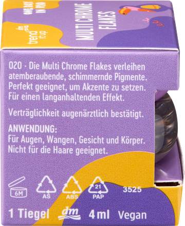 Lidschatten Multichrome Flakes One Day In Rio Lila trend !t up