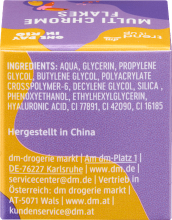 Lidschatten Multichrome Flakes One Day In Rio Lila trend !t up