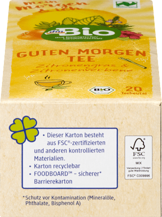 Infuso buongiorno con verbena e citronella dmBio