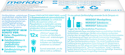 Zahnpasta Zahnfleischschutz, Reisegröße meridol