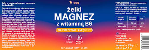 Żelki Magnez i Witamina B6 Triggy