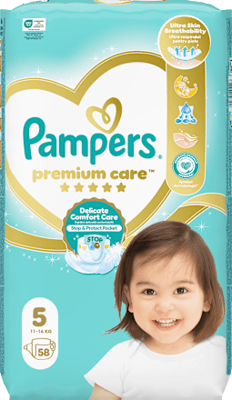 Пелени Premium Care, размер 5 (11-16 kg) Pampers Premium Care