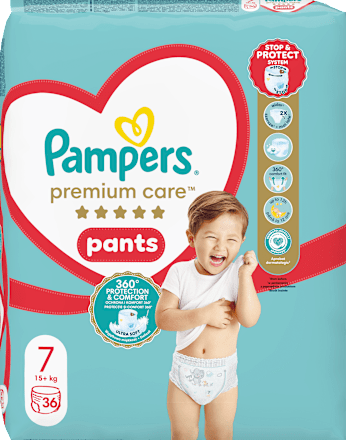 Гащички Premium Care, размер 7 (15+ kg) Pampers Premium Care