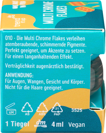 Lidschatten Multichrome Flakes One Day In Rio Blau trend !t up