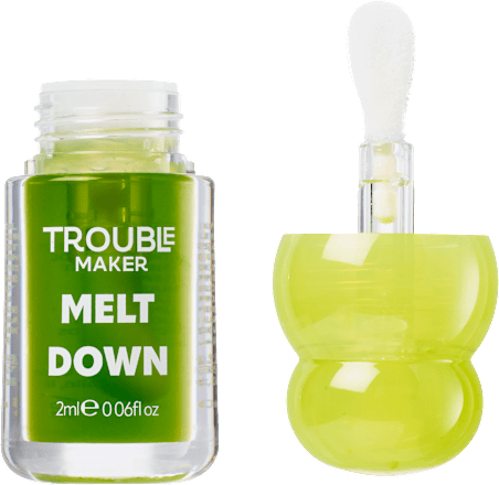 Olej na pery Melt Down - Dizzy Busy Green TROUBLE MAKER