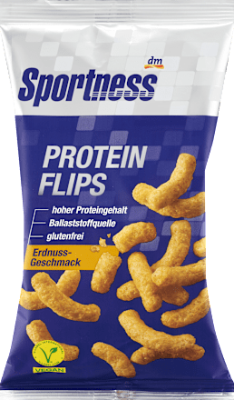 Protein Flips Erdnuss Geschmack Sportness