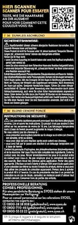 Haarfarbe Permanente Öl-Coloration 7-56 Dunkles Aschblond Syoss Oleo Intense