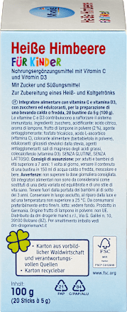 Zmeură fierbinte pentru copii, 20 buc Mivolis